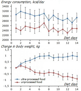 Unprocessed vs processed food