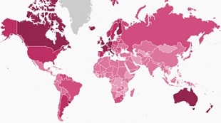 Kankerstatistieken in verschillende landen van de planeet